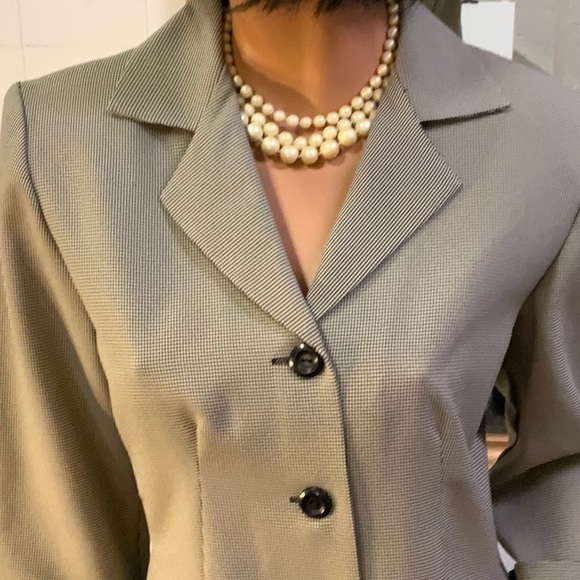 BGB HOUNDSTOOTH TROUSER SUIT SIZE 6 NWOT CLASSIC - Picture 5 of 11